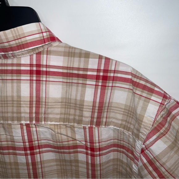 Columbia Button Up Adult XL Mens Multicolor Short Sleeve 100% Cotton Shirt - Picture 13 of 16